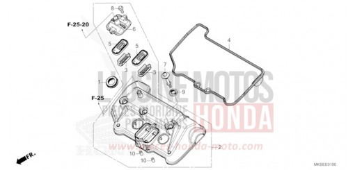 COUVERCLE DE CULASSE CRF1100D4M de 2021
